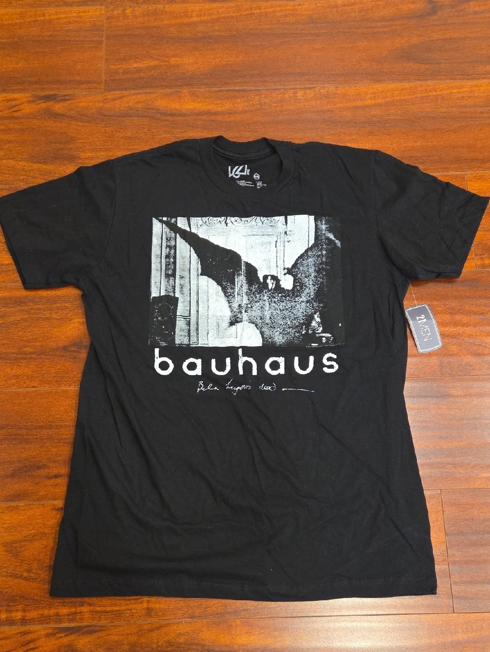 Bauhaus Graphic Logo Black Mens T-Shirt Size M